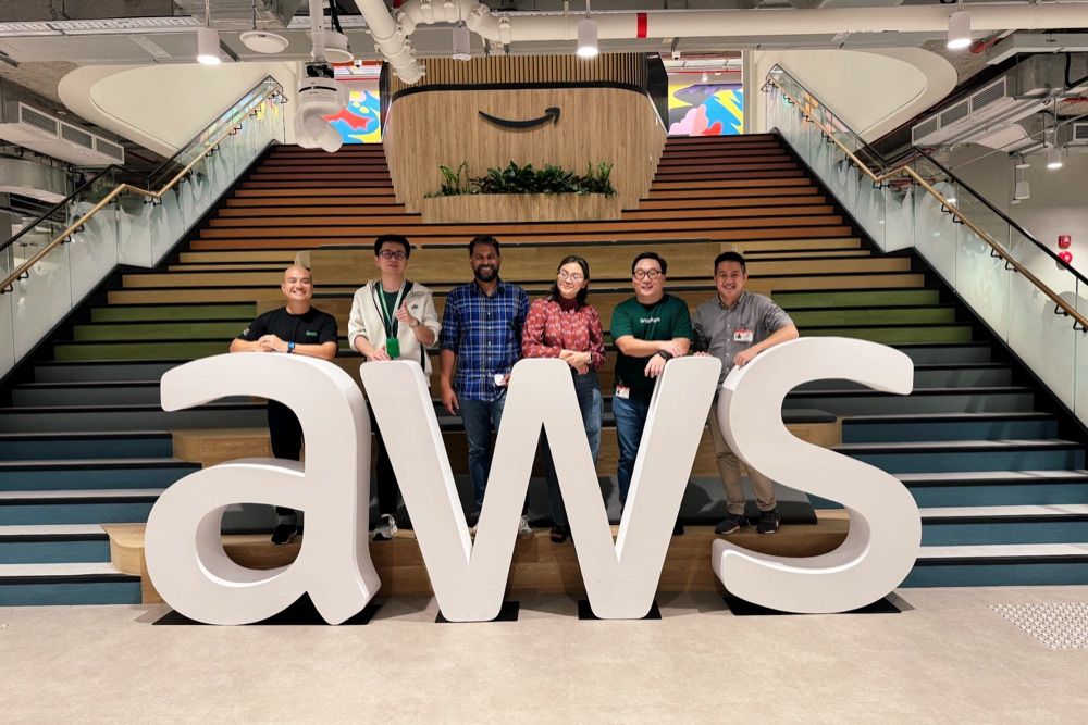 The team at the AWS Summit