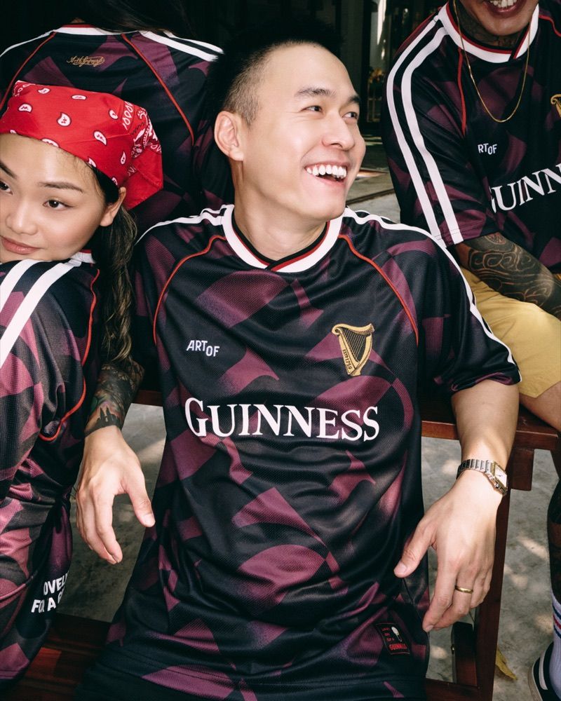 The Art Of × Guinness jersey campaign