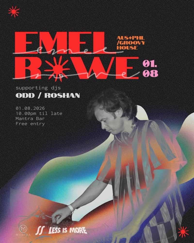 Event poster for Emel Rowe