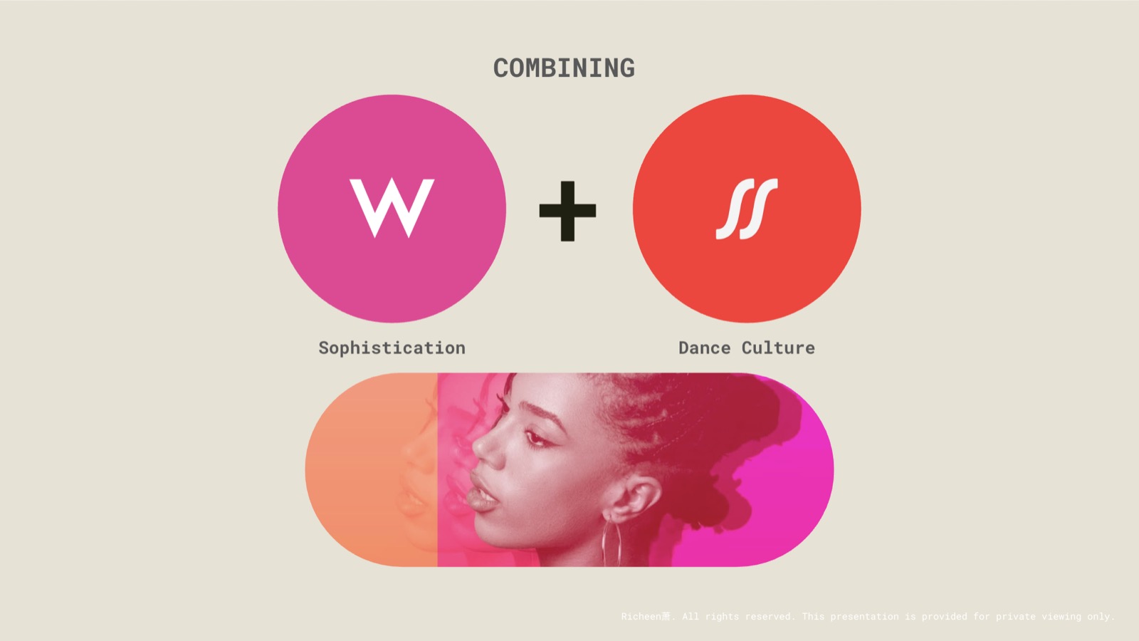 Proposal slide pairing W Hotels and Saturday Selects