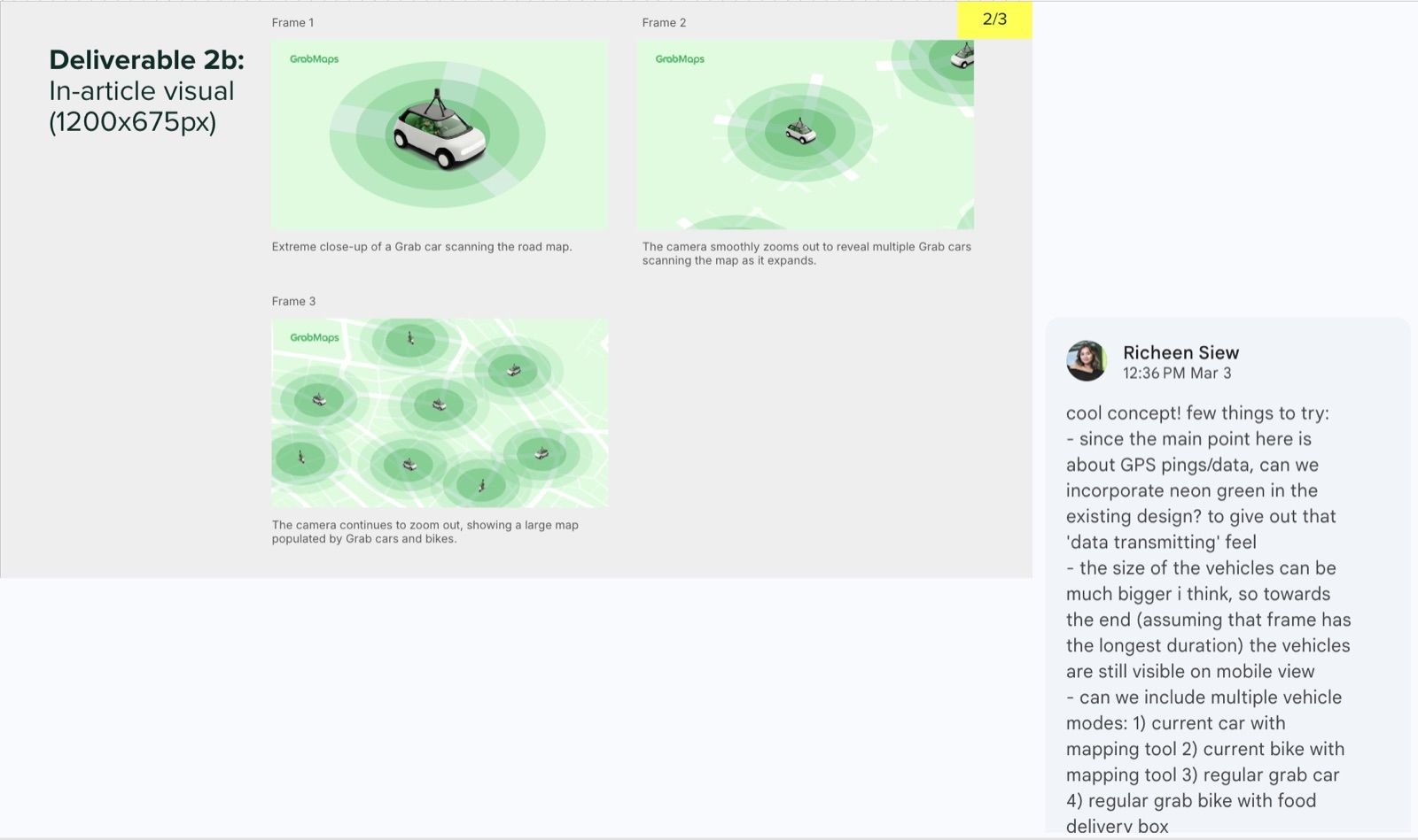 Second storyboard round